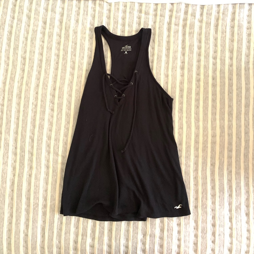 Lace up tank